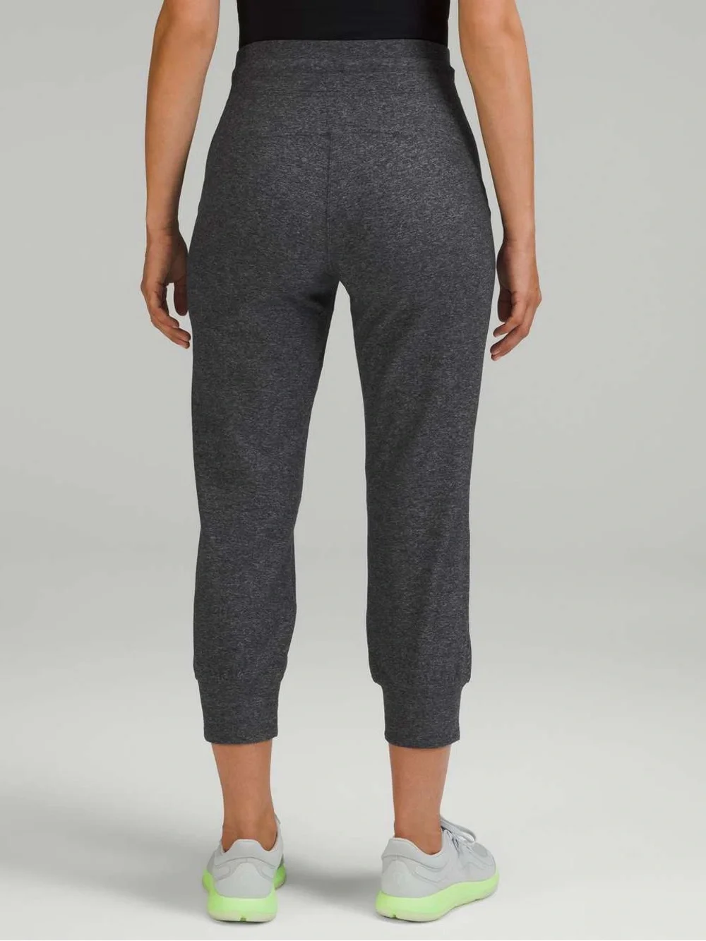 Lululemon Ready to Rulu High-Rise Cropped Jogger Heathered Raceway Grey Size 12